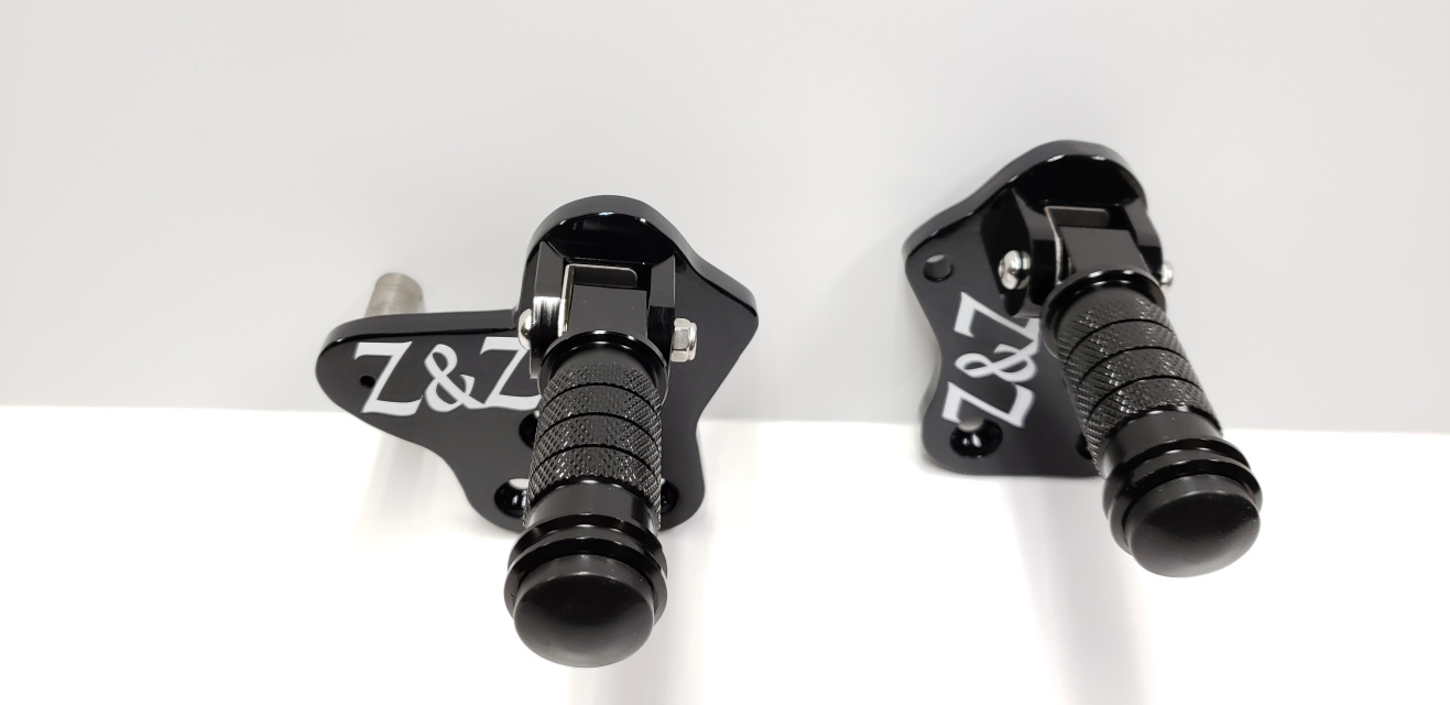 激安の REARSETS Z125 NEW WITH PEGS FOLDING KNURLED CNC ボール盤